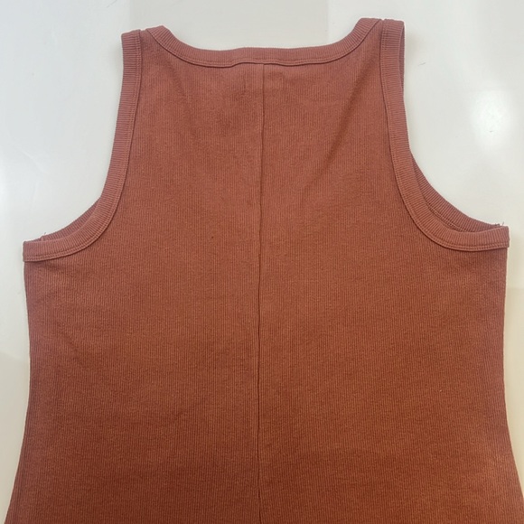 UpWest Cozy Rib Midi Tank Dress N223 N230 - Picture 5 of 6